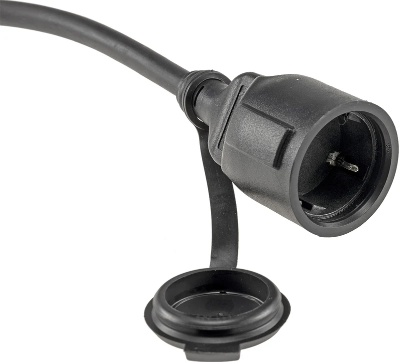 Trano CEE Adapter 230V 16A IP44 – Schutzkontakt-Stecker/Kupplung auf CEE – 0,35m H07RN-F 3G2,5 – Camping Wohnwagen Caravan