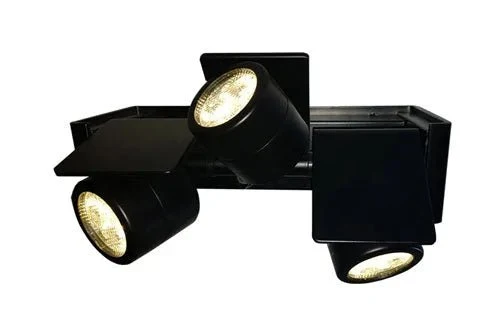 27W LED Wand- & Deckenstrahler GOLF – 3-flammig, schwarz, 3000K, Profi-Objektstrahler Made in Italy von Segno