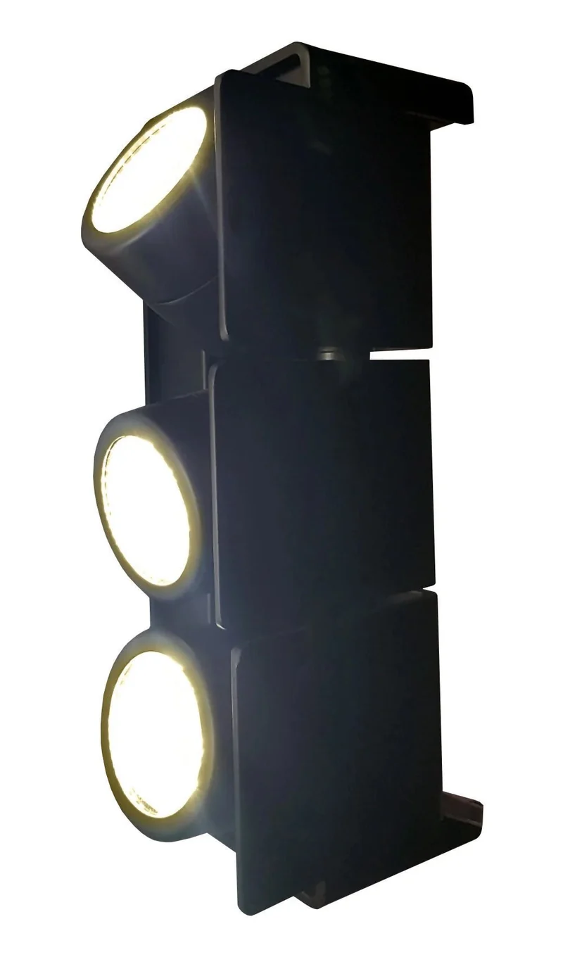 27W LED Wand- & Deckenstrahler GOLF – 3-flammig, schwarz, 3000K, Profi-Objektstrahler Made in Italy von Segno