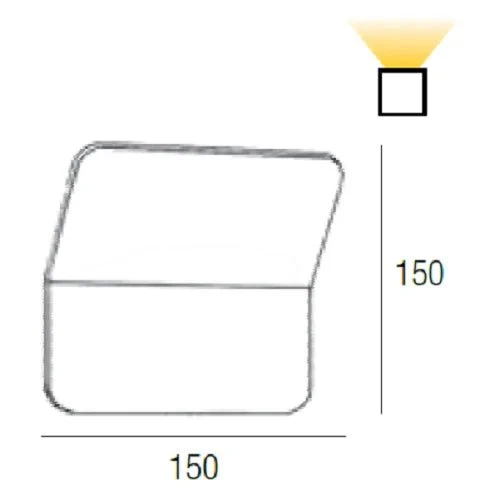 Indirekte Wandleuchte Rigoletto 6W LED weiß – warmweiß