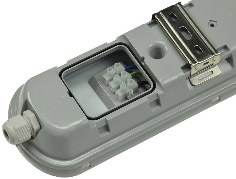 Trano LED Wand-& Deckenleuchte IP65 120cm 48W 5800lm & 150cm 56W 6600lm, 4000K Neutralweiß, Durchverdrahtung, Garage Keller Werkstatt # Achtung! Separates Sperrgut-Paket #