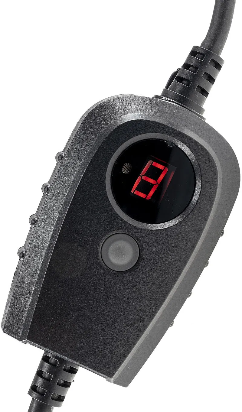 Trano Zwischenstecker mit Dämmerungsschalter & Timer (1–9 Std.), IP44, 3680W, 230V, Display, Garten-/Teichbeleuchtung, Outdoor