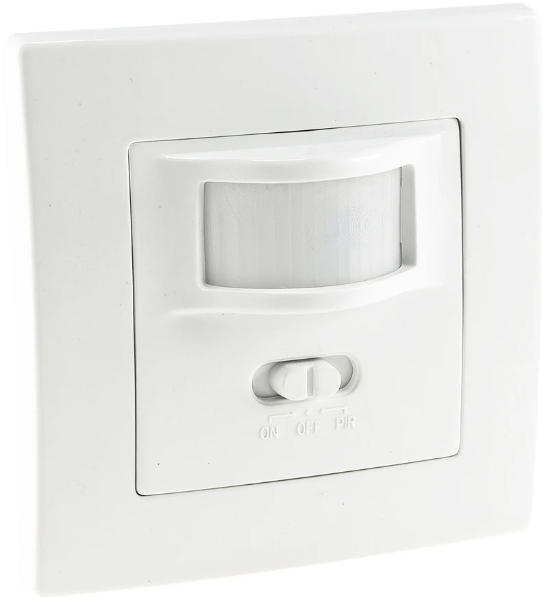 Trano PIR Bewegungsmelder UP 160° LED geeignet, 2-/3-Draht, 230V, IP20, weiß, Ø60mm, 1–500W
