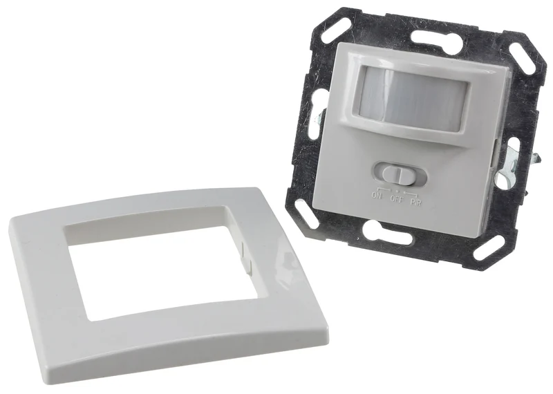 Trano PIR Bewegungsmelder UP 160° LED geeignet, 2-/3-Draht, 230V, IP20, weiß, Ø60mm, 1–500W