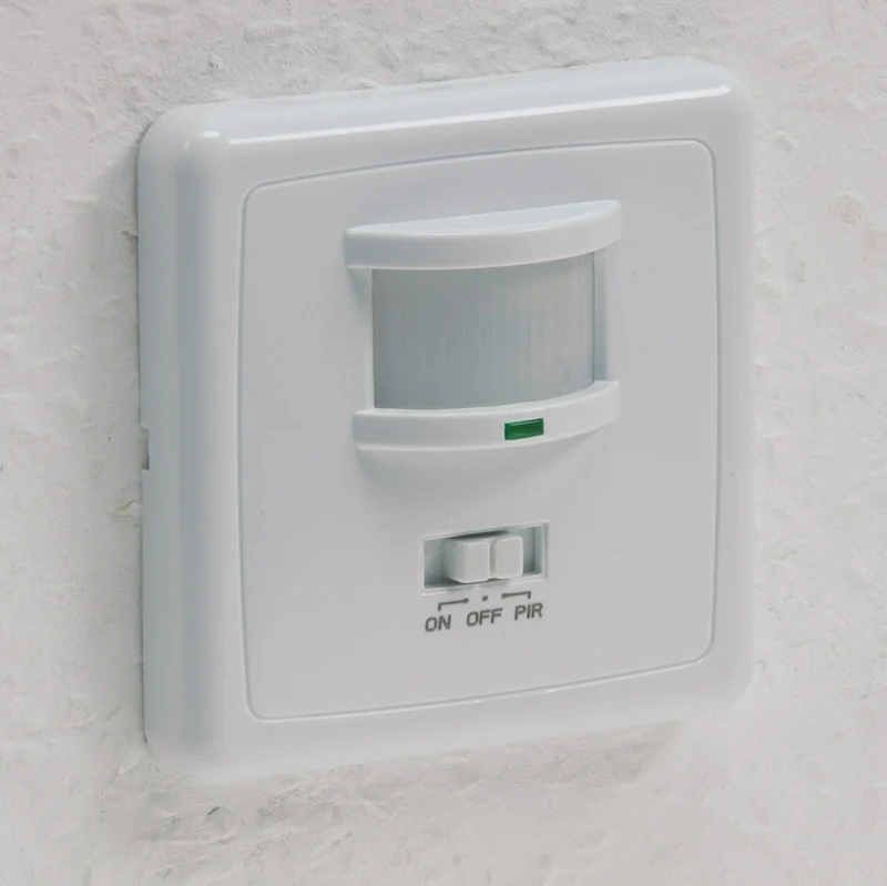Trano PIR Bewegungsmelder UP 160° LED geeignet, 2-/3-Draht, 230V, IP20, weiß, Ø60mm, 1–500W