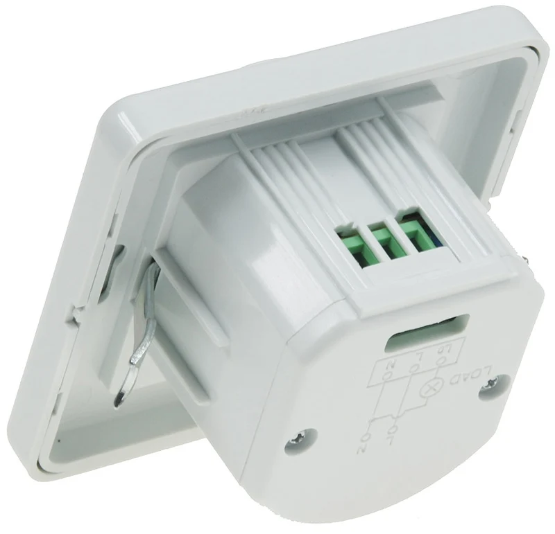 Trano PIR Bewegungsmelder UP 160° LED geeignet, 2-/3-Draht, 230V, IP20, weiß, Ø60mm, 1–500W