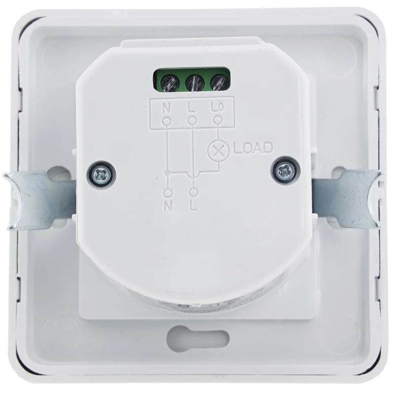 Trano PIR Bewegungsmelder UP 160° LED geeignet, 2-/3-Draht, 230V, IP20, weiß, Ø60mm, 1–500W