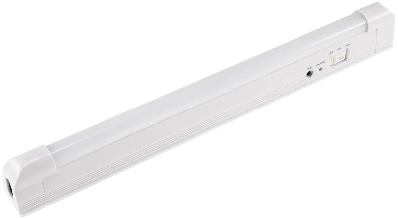 Trano LED Notleuchte 2W SlimLine, 30 SMD, 200lm, 6000K, Akku 3,7V/1200mAh, 5h Leuchtdauer, 230V, 30x2x3cm, Wand/Decke