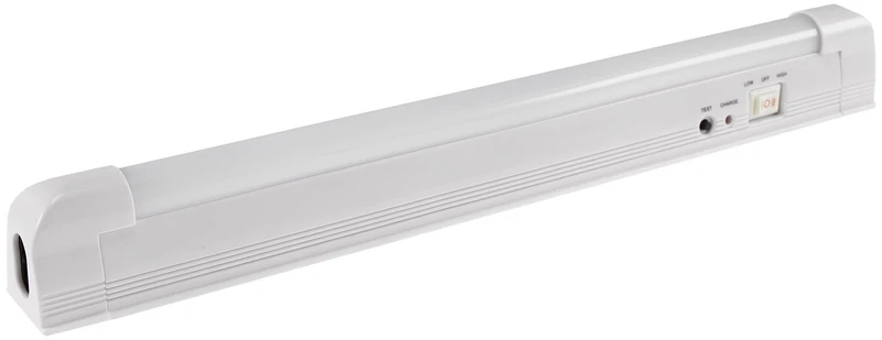Trano LED Notleuchte 2W SlimLine, 30 SMD, 200lm, 6000K, Akku 3,7V/1200mAh, 5h Leuchtdauer, 230V, 30x2x3cm, Wand/Decke