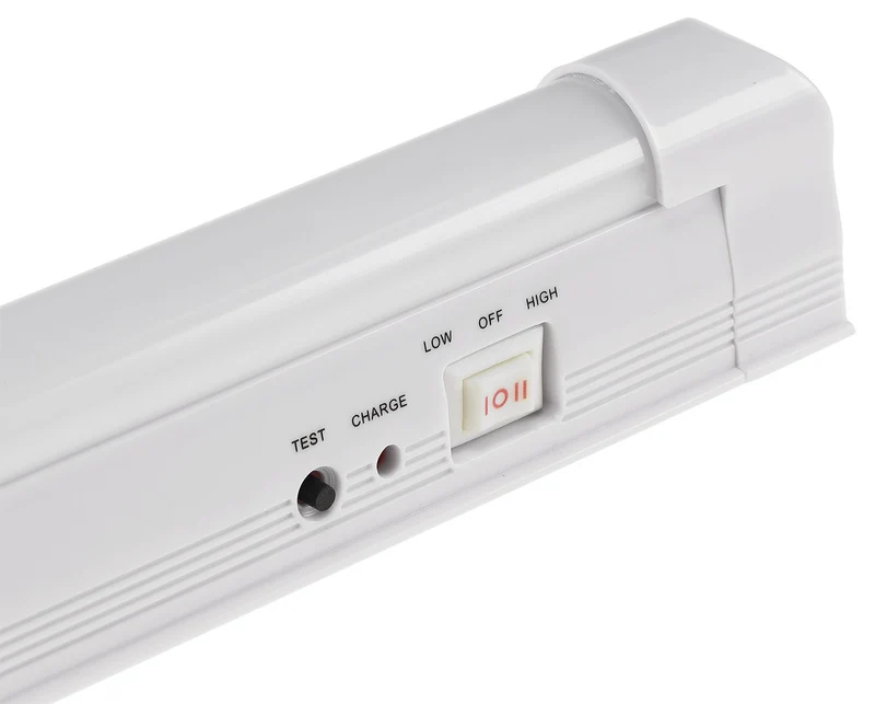 Trano LED Notleuchte 2W SlimLine, 30 SMD, 200lm, 6000K, Akku 3,7V/1200mAh, 5h Leuchtdauer, 230V, 30x2x3cm, Wand/Decke