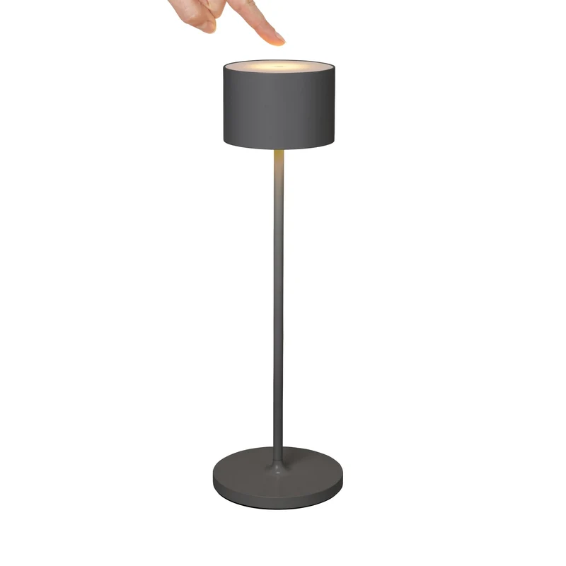 Mobile LED-Tischleuchte FAROL warm grey Blomus