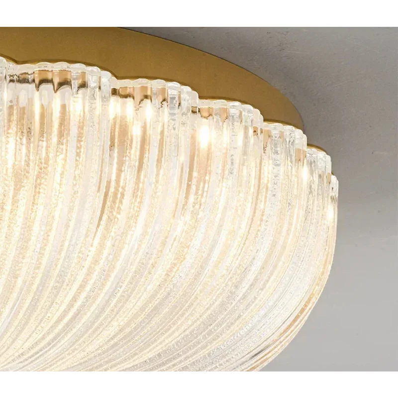 Vintage Flower Glass Flush Mount | CLKK002S