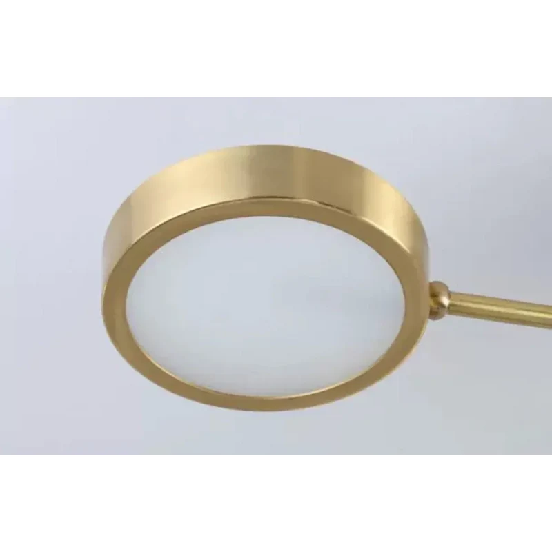 Modern Brass Starburst Semi-Flush Mount | CLJG500