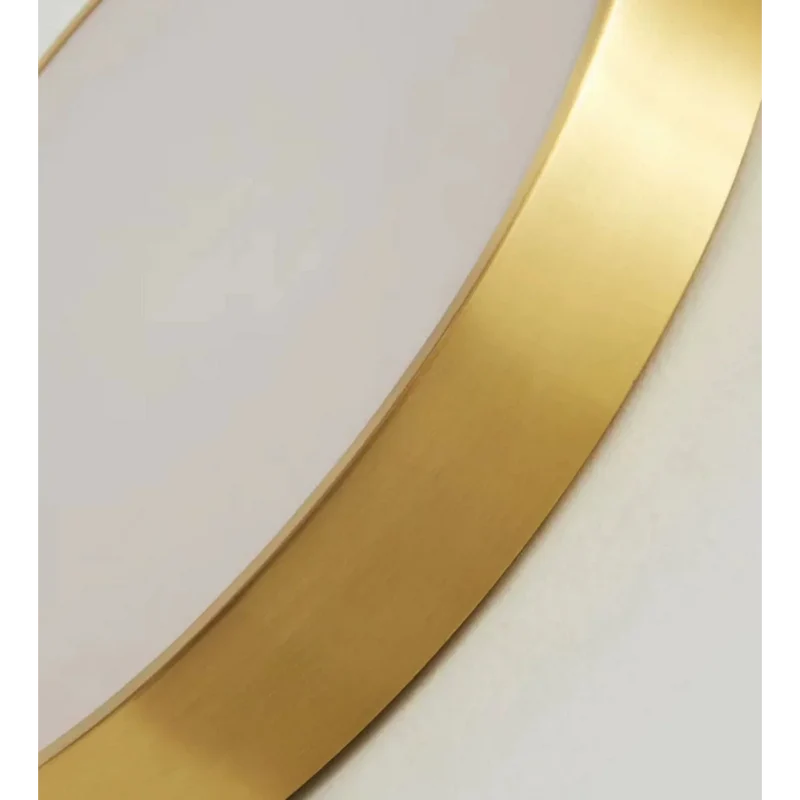 Modern Minimalist Brass Flush Mount | CLMMC