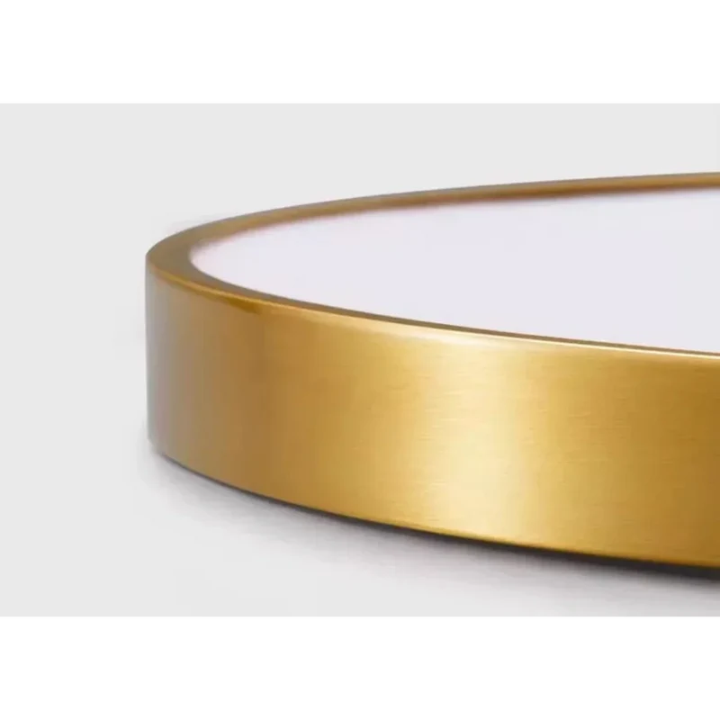 Modern Minimalist Brass Flush Mount | CLMMC