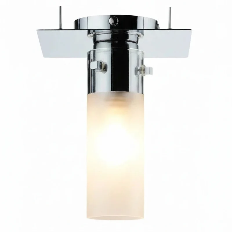Deckenleuchte / Anbauleuchte Tribeca C1 Nickel Matt – Ø 4,5 cm (Glas) cm | Relco S.r.l