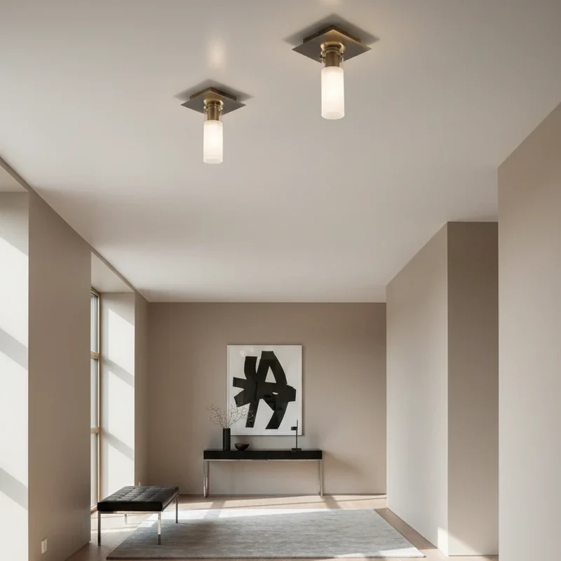 Glas Deckenleuchte Tribeca C1 Chrom | Relco S.r.l