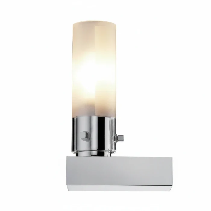 Design LED Wandleuchte Tribeca W Chrom – 1x E14, Made in Italy
