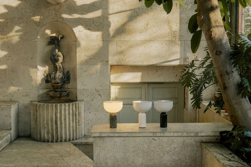 Kizu Table Lamp portable weiß New Works