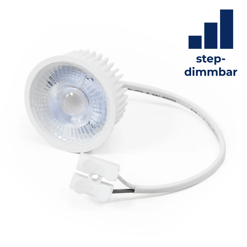 Trano LED-Modul "MCOB" 5W 400lm 230V 50x25mm • Warmweiß/Neutralweiß • Nicht dimmbar, Dimmbar & Step-dimmbar • 3000K / 4000K • Ersatz für MR16 & GU10 • Einbau-LED für Möbel, Decke & Leuchten