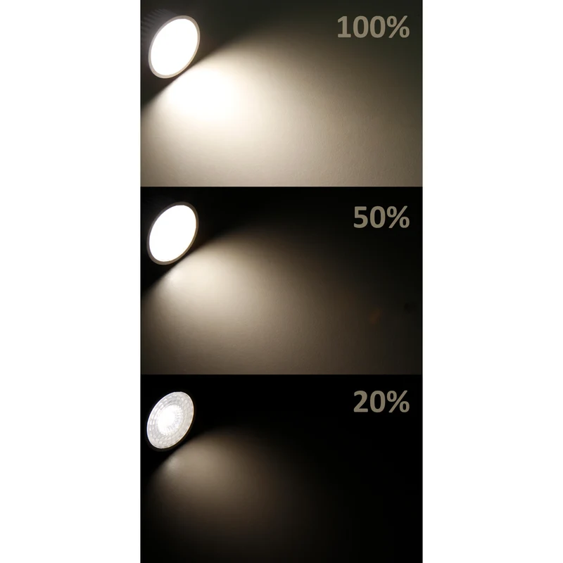 Trano LED-Modul "MCOB" 5W 400lm 230V 50x25mm • Warmweiß/Neutralweiß • Nicht dimmbar, Dimmbar & Step-dimmbar • 3000K / 4000K • Ersatz für MR16 & GU10 • Einbau-LED für Möbel, Decke & Leuchten