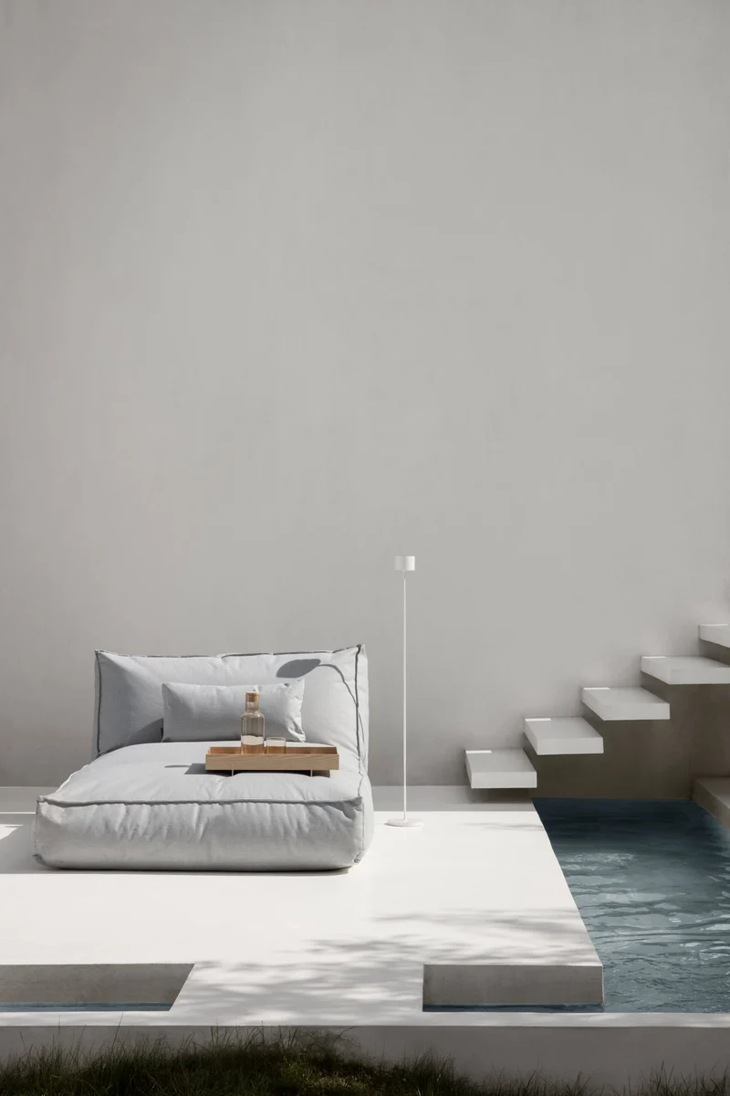 Ganzjahres Schutzhülle Lounger -STAY- Size L Light Gray BLOMUS