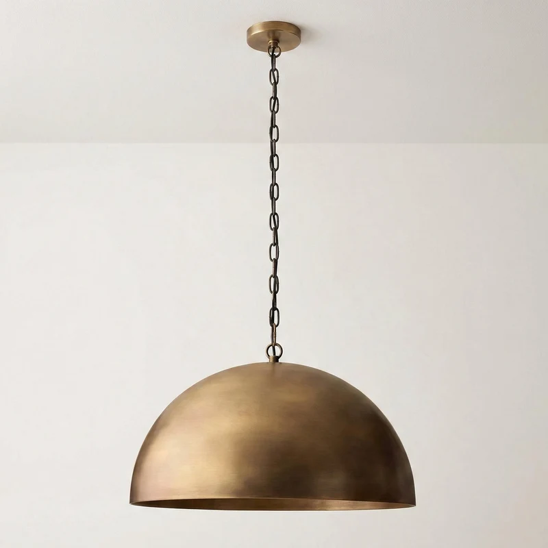 Aurelia Dome Pendant | Black Stainless Steel | CLSS8500