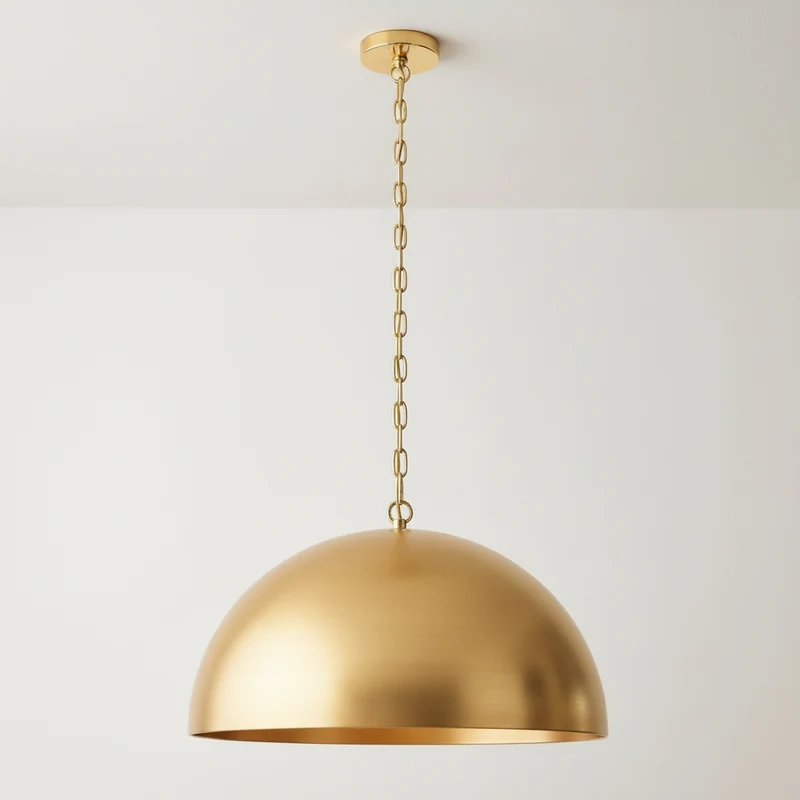 Aurelia Dome Pendant | Black Stainless Steel | CLSS8500