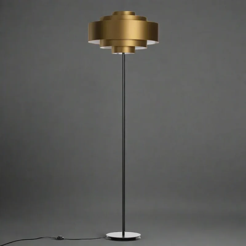 Tiered Brass Floor Lamp | CL85070M