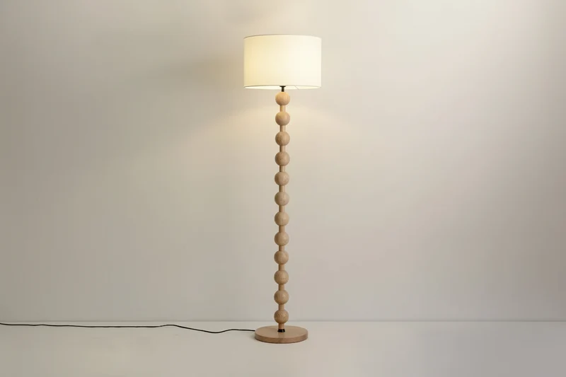 Wood-Tone Floor Lamp | Smart Control | CL40XZ8