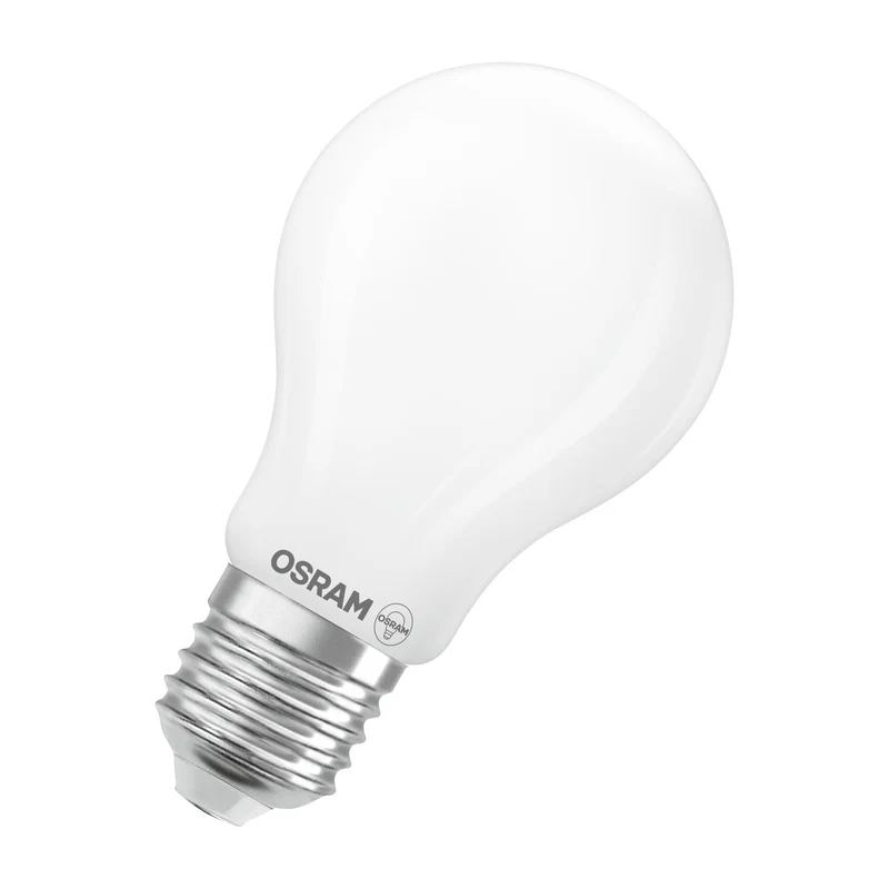 OSRAM LED LAMPS ENERGY CLASS A ENERGY EFFICIENCY FILAMENT CLASSIC A in A-Form, LED-Lampe, Glas, Matt, 7,2 W, 1521 lm, 4000 K, Energieeffizienzklasse: A, CRI 80