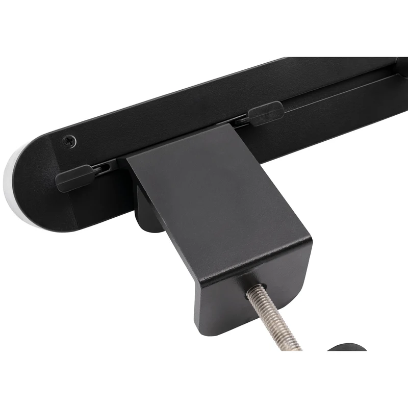 Trano Tischsteckdose mit Klemme, 3-fach Steckdosenleiste, 2x USB-A Ladebuchsen (2,1A), Schreibtisch Mehrfachsteckdose, 2m Kabel, Homeoffice Stromverteiler, max. 3600W, Schwarz