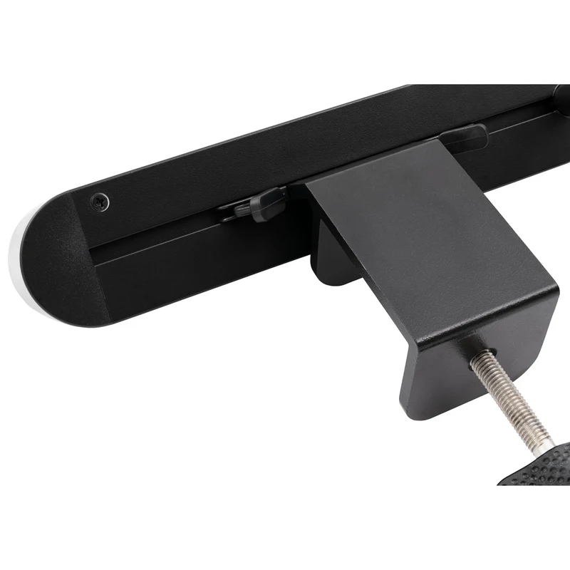 Trano Tischsteckdose mit Klemme, 3-fach Steckdosenleiste, 2x USB-A Ladebuchsen (2,1A), Schreibtisch Mehrfachsteckdose, 2m Kabel, Homeoffice Stromverteiler, max. 3600W, Schwarz
