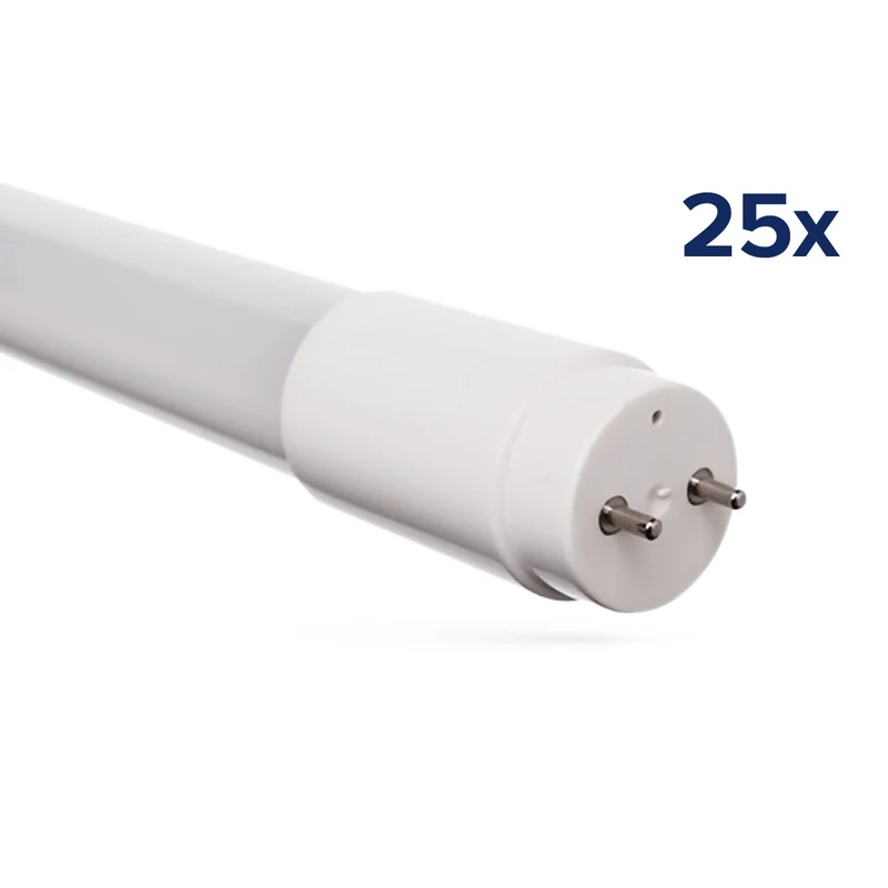 Trano T8 LED-Röhren Set, 25 Stück, 150 cm, 24W, G13, 4000K Neutralweiß, 2400lm