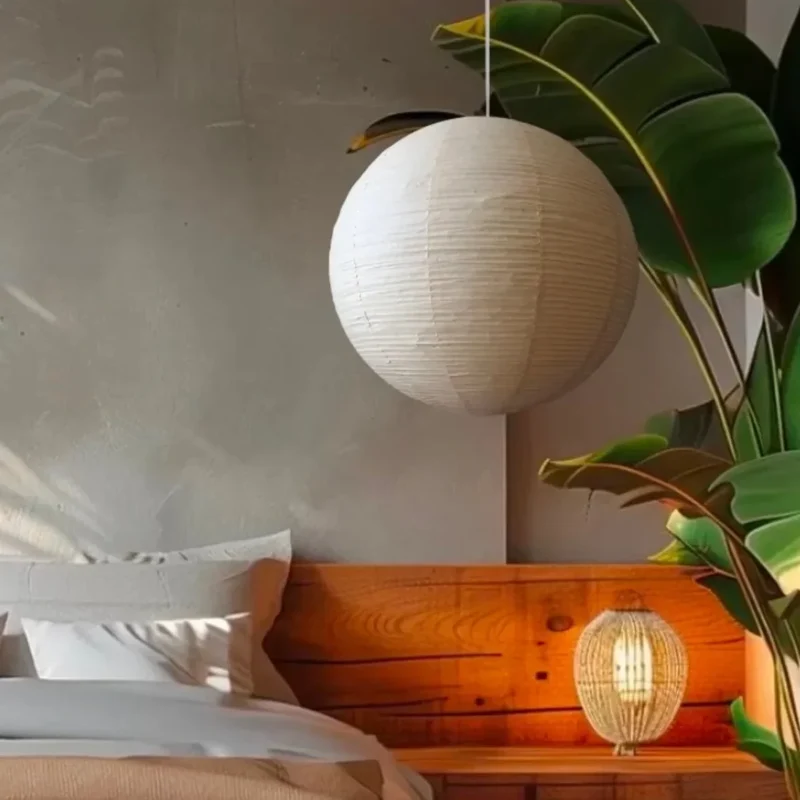 Washi Paper Lantern Pendant | Round | CL03217