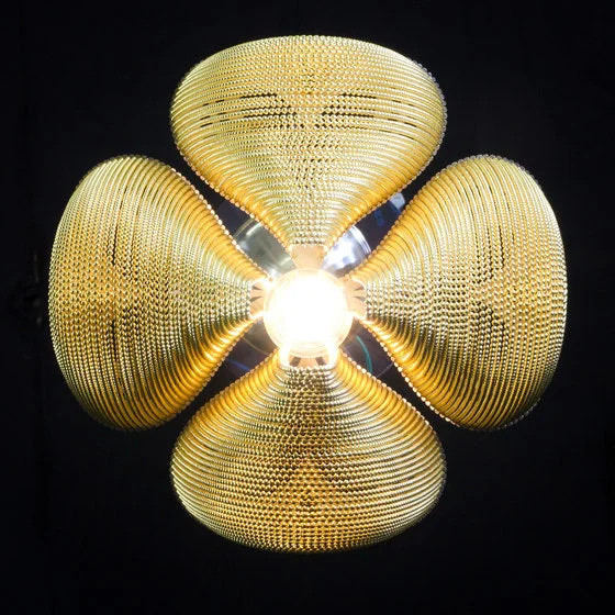 Mesh Chandelier | Red & Gold | CLFT85200