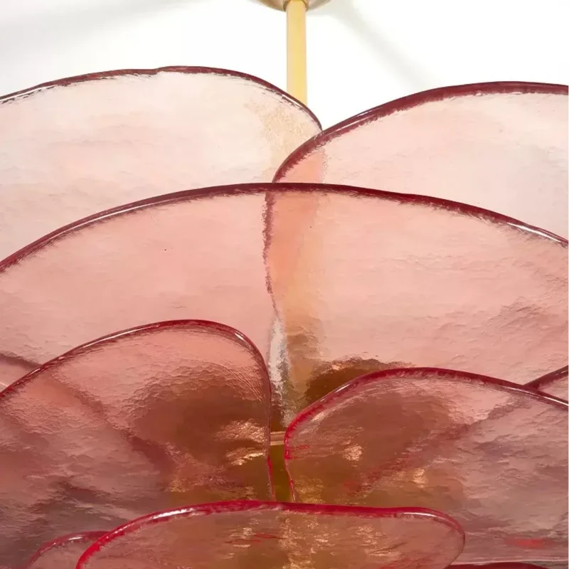 Fiore Chandelier | Glass Pink Petals | CLZL896620