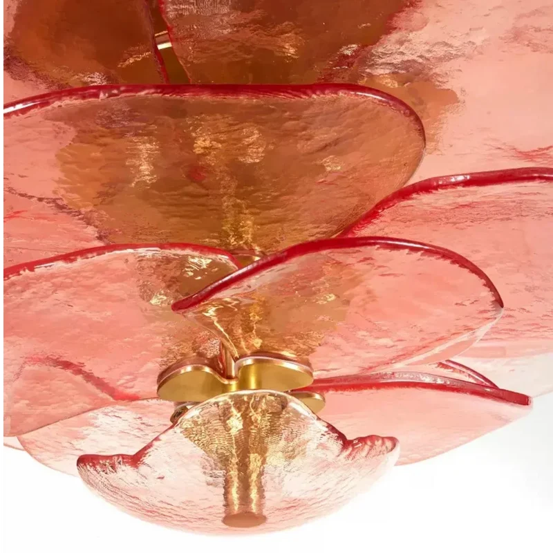 Fiore Chandelier | Glass Pink Petals | CLZL896620