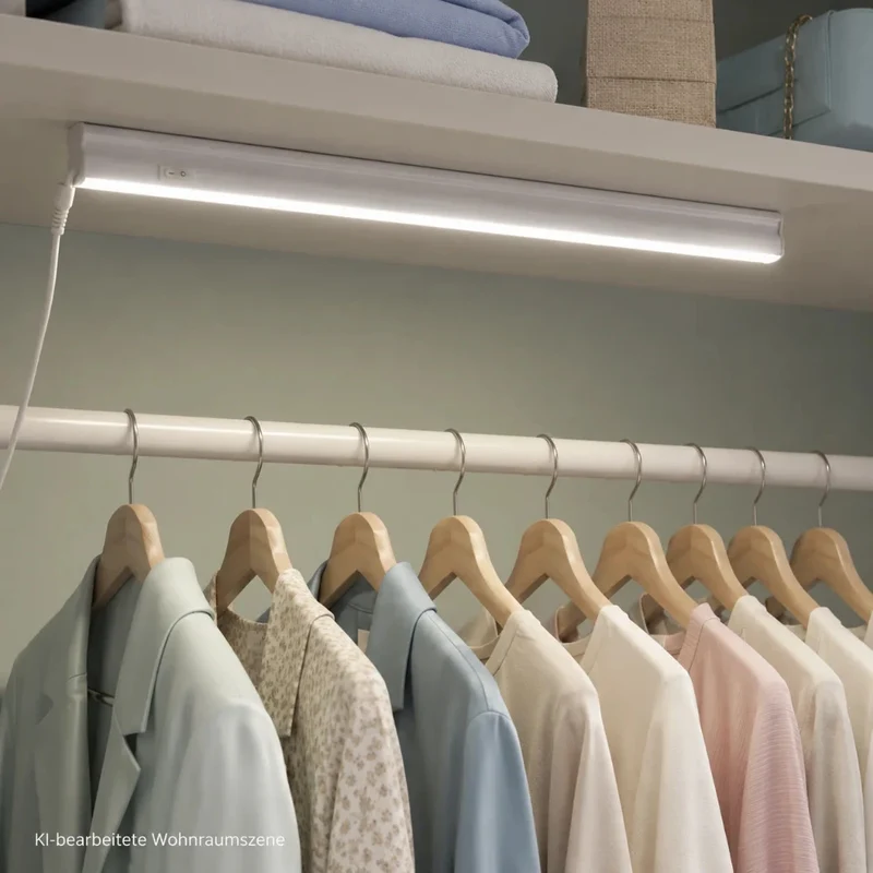 Vesio LED-Lichtleiste 60cm 9W mit Schalter – Unterbauleuchte neutralweiß 750lm