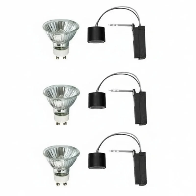 3er Set Paulmann 2Easy Einbauleuchten – GU10 Halogen, 3 × 35 W, 230 V, warmweiß, dimmbar