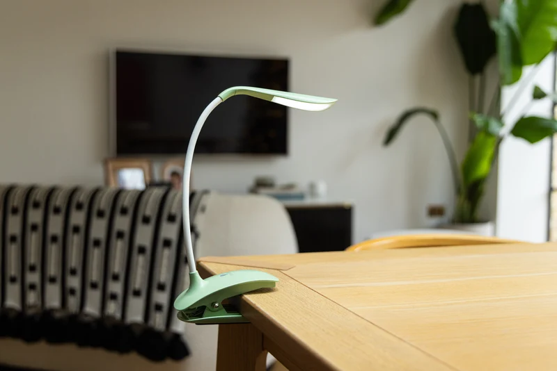 Smart Clip-On Lamp - Sage Green