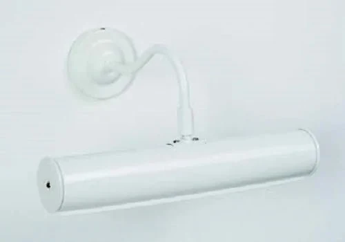Bilderleuchte & Spiegellampe Morrison weiß – Retro Wandlampe 2× E14 – verstellbar
