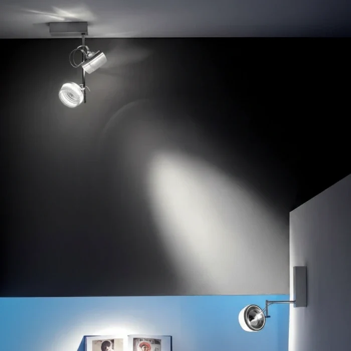 30 W LED Deckenleuchte Nota C2 silber dimmbar Ø125 mm – Ø 12,5 cm cm | Relco S.r.l