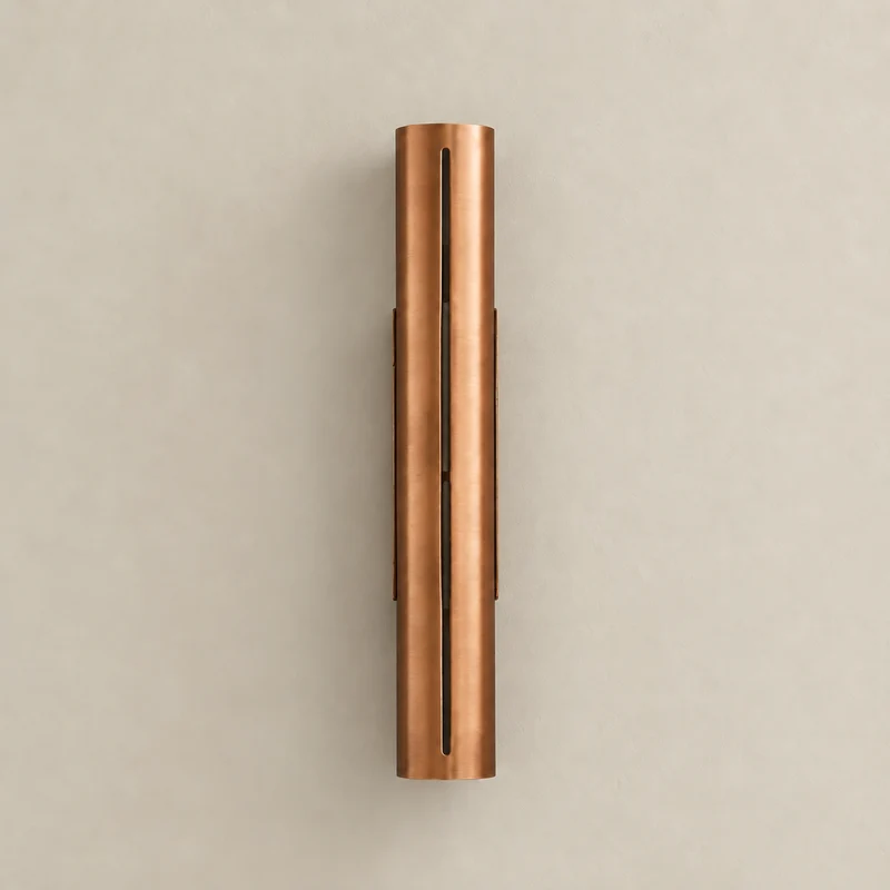 Copper Cylinder Wall Light | Vertical Slit | CLCYL895