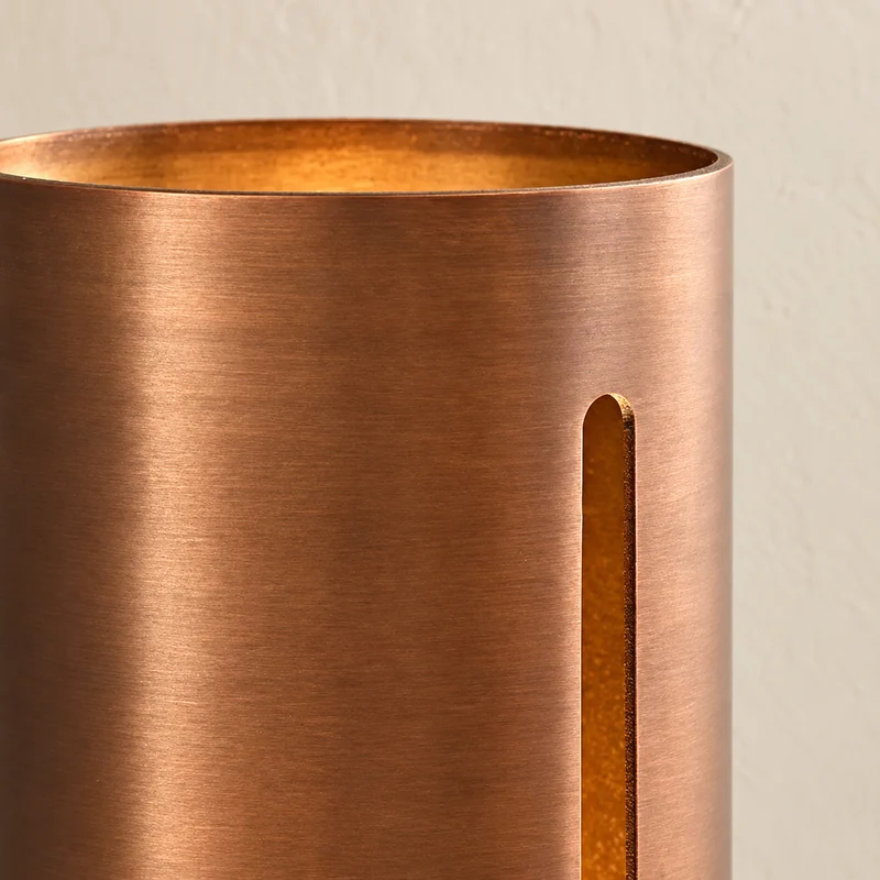 Copper Cylinder Wall Light | Vertical Slit | CLCYL895