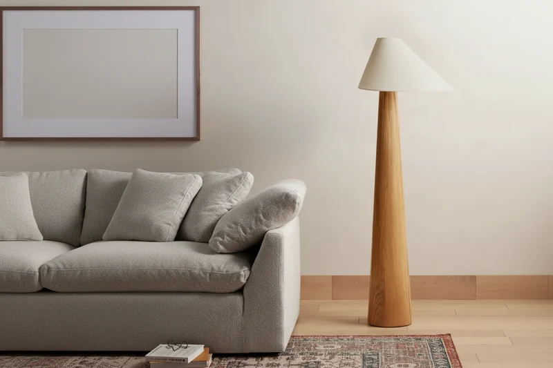 Turned Wood Floor Lamp | CL333320