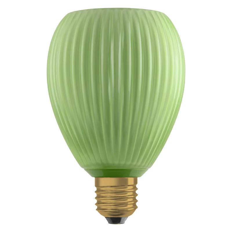 OSRAM DECOR LED-Lampe farbiges Glas oval grün