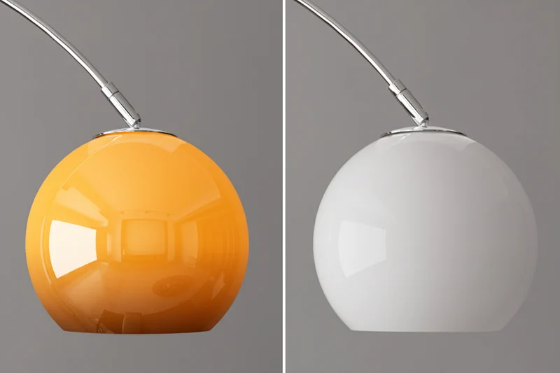 Chrome Arc Floor Lamp | Marble Base | CLOPO8950