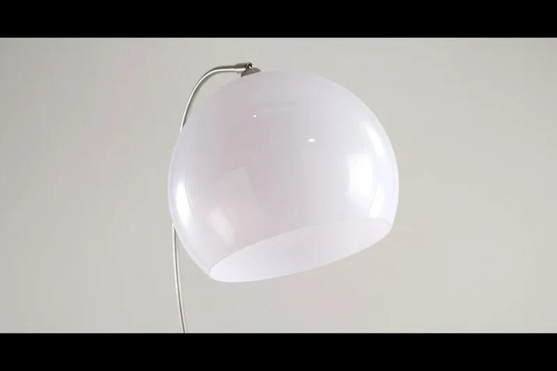 Chrome Arc Floor Lamp | Marble Base | CLOPO8950