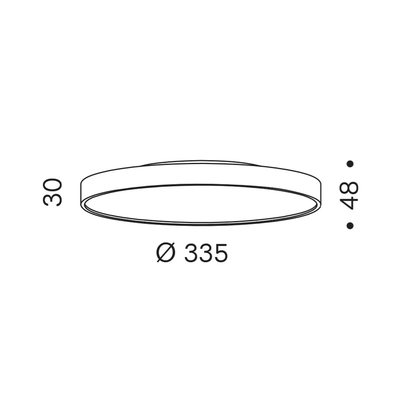 Deckenleuchte Slice L Up&Down